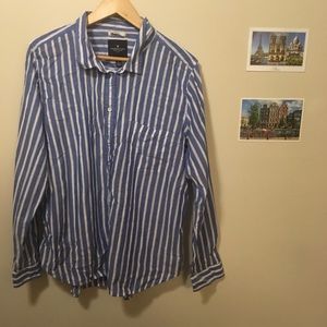 AEO Striped button down